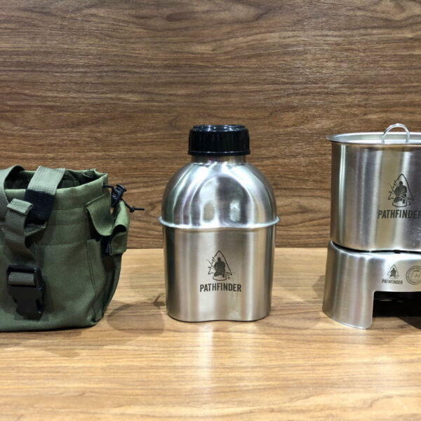 ピッタリ収納が気持ちいい、パスファインダー カンティーン クッキングセット