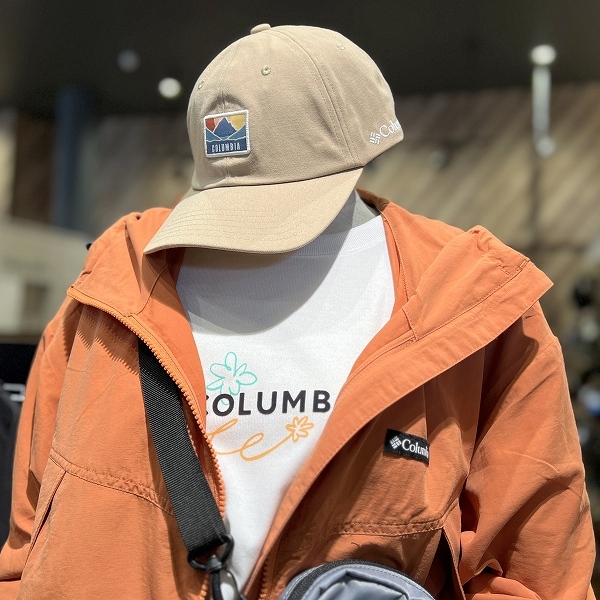 新しい季節には新しいコロンビアのアウトドアキャップで
